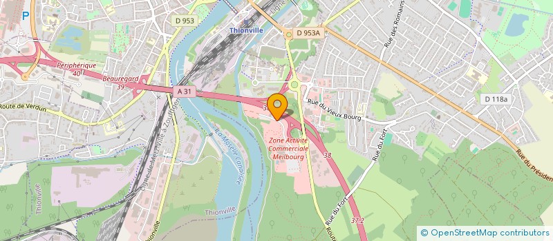 localisation de l'entreprise ARFADY  YUTZ