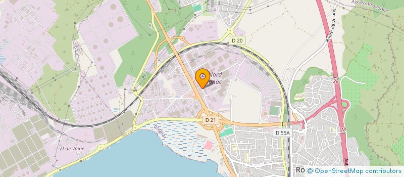 localisation de l'entreprise ARFAFRUIT  ROGNAC