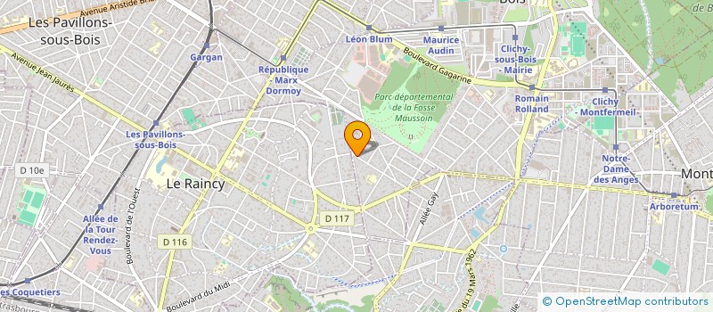 localisation de l'entreprise ARFAOUI à CLICHY-SOUS-BOIS
