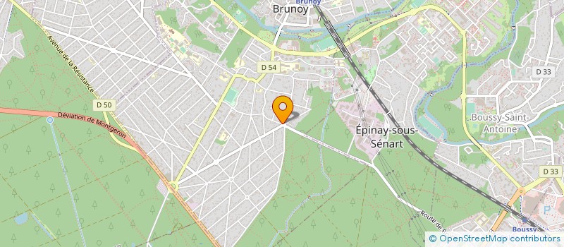 localisation de l'entreprise ARFI-AIDE A LA PERSONNE à BRUNOY