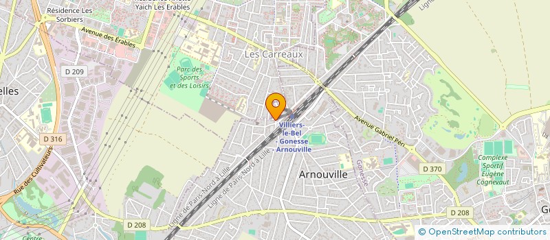 localisation de l'entreprise ARFI MINLEH  ARNOUVILLE