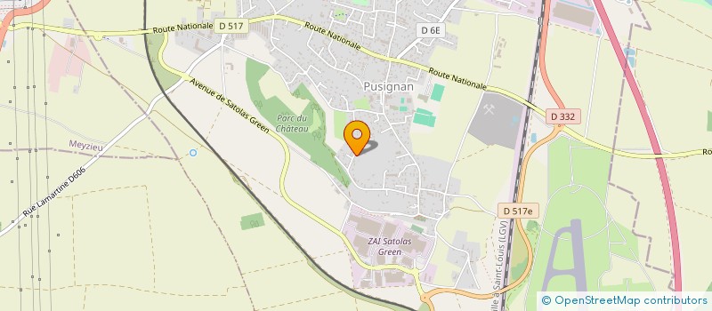 localisation de l'entreprise ARFINIM  PUSIGNAN