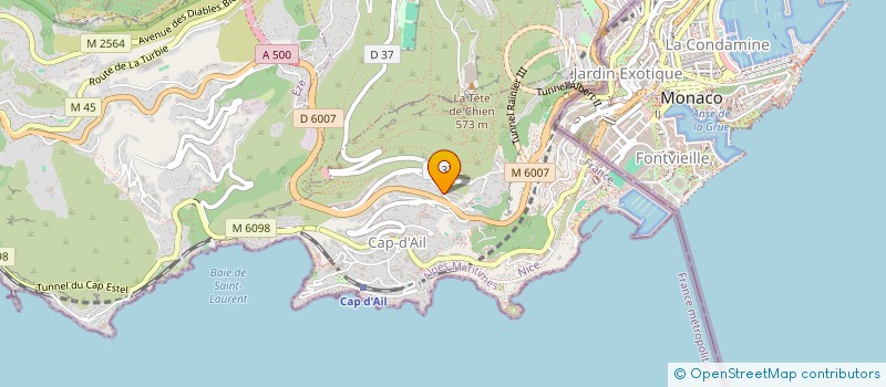 localisation de l'entreprise ARFIOTEX à CAP-D'AIL