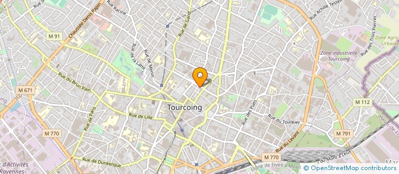 localisation de l'entreprise ARFISERVICES à TOURCOING