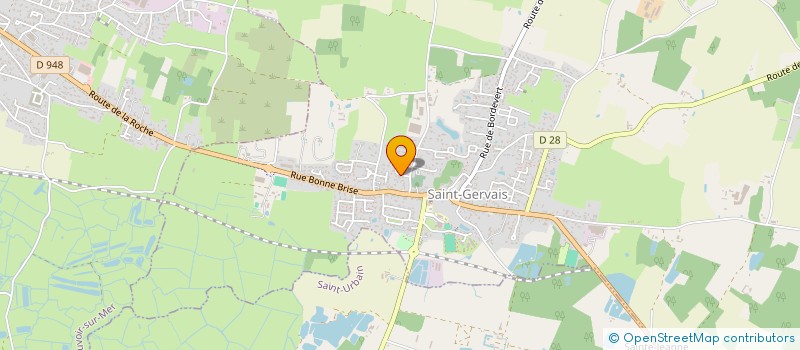 localisation de l'entreprise ARFLO  SAINT-GERVAIS