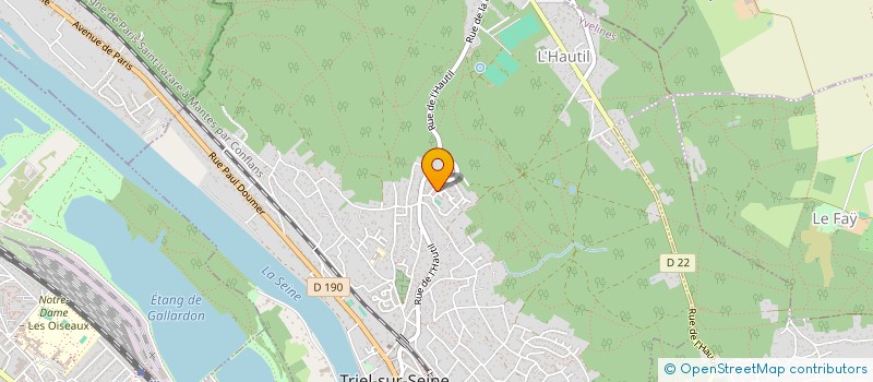 localisation de l'entreprise ARFLOBEN  TRIEL-SUR-SEINE