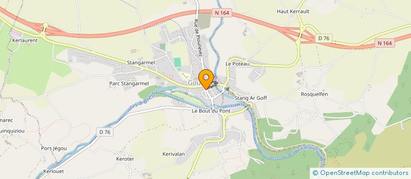 localisation de l'entreprise ARFOLK  GOUAREC