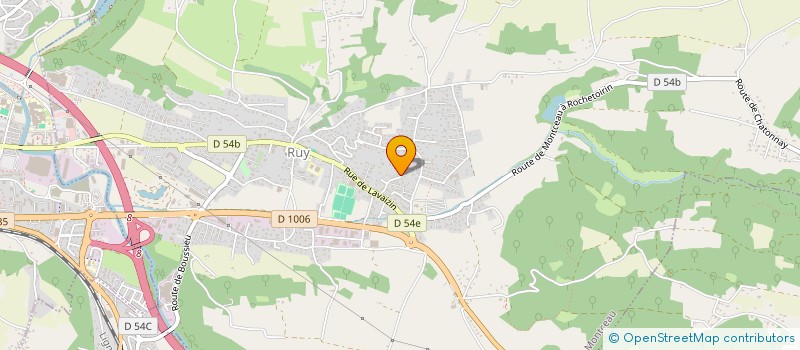 localisation de l'entreprise ARG  RUY-MONTCEAU