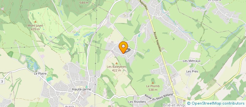 localisation de l'entreprise ARG  BRIE-ET-ANGONNES