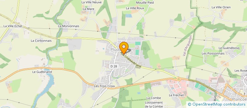 localisation de l'entreprise ARG'ESCRIME  PLUDUNO