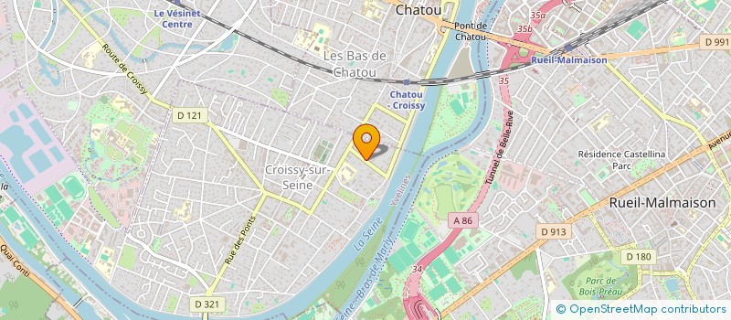 localisation de l'entreprise ARG IMMOBILIER  CROISSY-SUR-SEINE