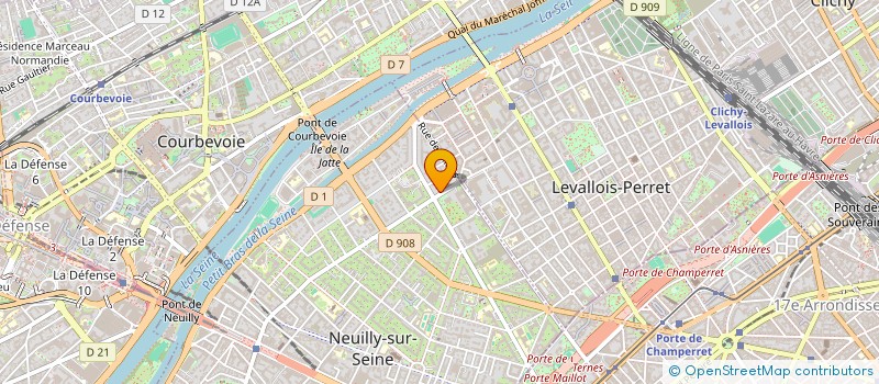 localisation de l'entreprise ARG INVEST à NEUILLY-SUR-SEINE