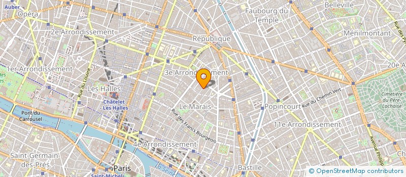 localisation de l'entreprise ARGALETO à PARIS