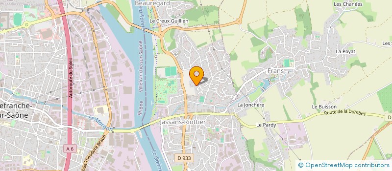 localisation de l'entreprise ARGALIS à JASSANS-RIOTTIER