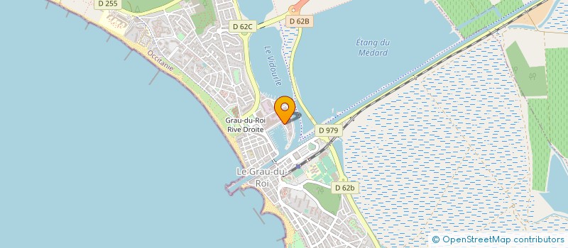 localisation de l'entreprise ARGAM ACCASTILLAGE SERVICE à LE GRAU-DU-ROI
