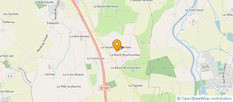 localisation de l'entreprise ARGAMACE  SAINT-DOMINEUC