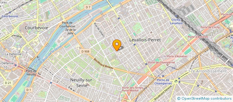 localisation de l'entreprise ARGAMIEL DISTRIBUTION à LEVALLOIS-PERRET