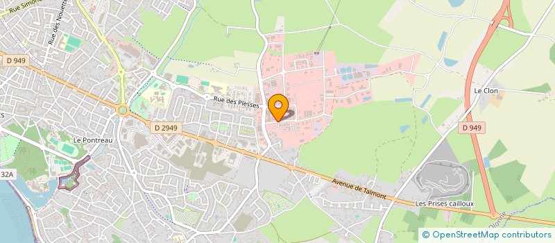 localisation de l'entreprise ARGAN  LES SABLES D'OLONNE