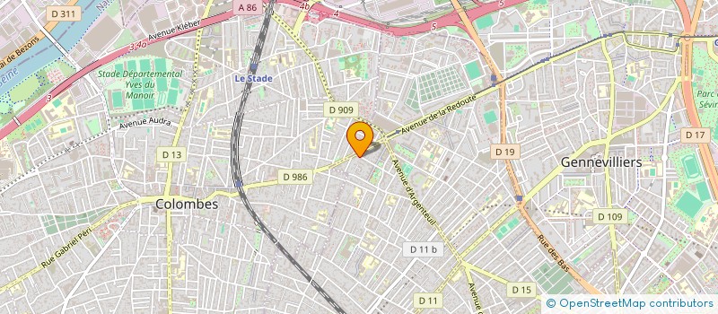 localisation de l'entreprise ARGAN CONSULTING à BOIS-COLOMBES