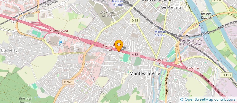 localisation de l'entreprise ARGAN IMMO  MANTES-LA-VILLE