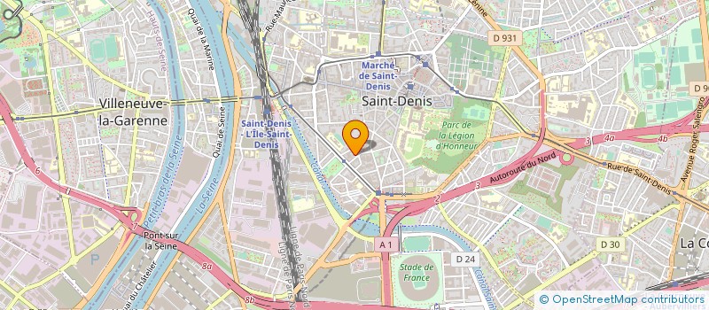 localisation de l'entreprise ARGANA à SAINT-DENIS