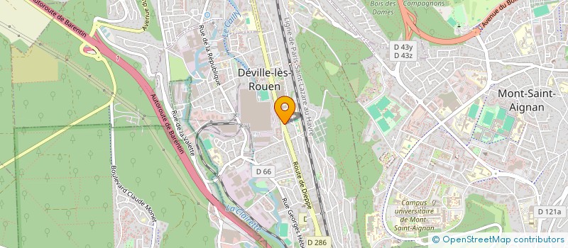 localisation de l'entreprise ARGANA  DEVILLE-LES-ROUEN