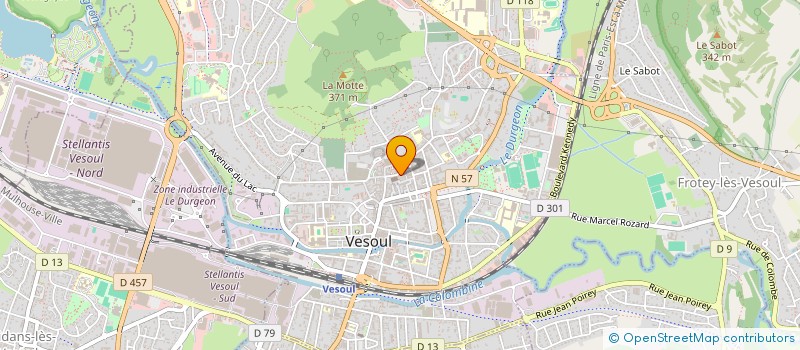 localisation de l'entreprise ARGANA  VESOUL