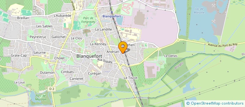 localisation de l'entreprise ARGANIS CI2C  BLANQUEFORT
