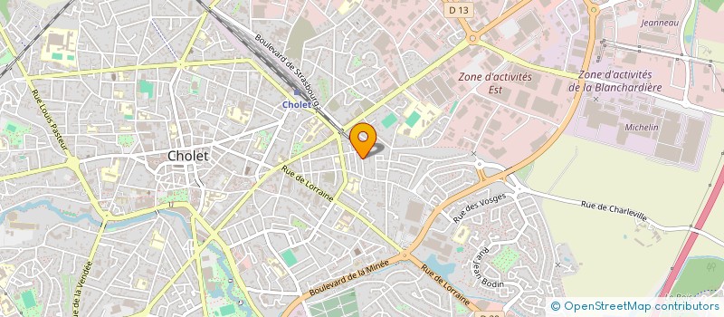 localisation de l'entreprise ARGAPI à CHOLET