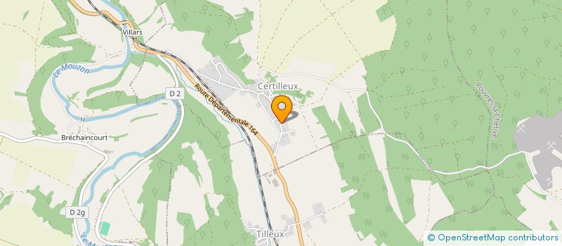 localisation de l'entreprise ARGAVI  CERTILLEUX