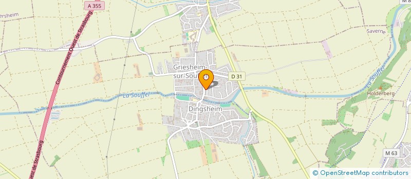 localisation de l'entreprise ARGAVI  GRIESHEIM-SUR-SOUFFEL