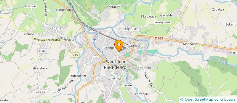 localisation de l'entreprise ARGAYA à SAINT-JEAN-PIED-DE-PORT