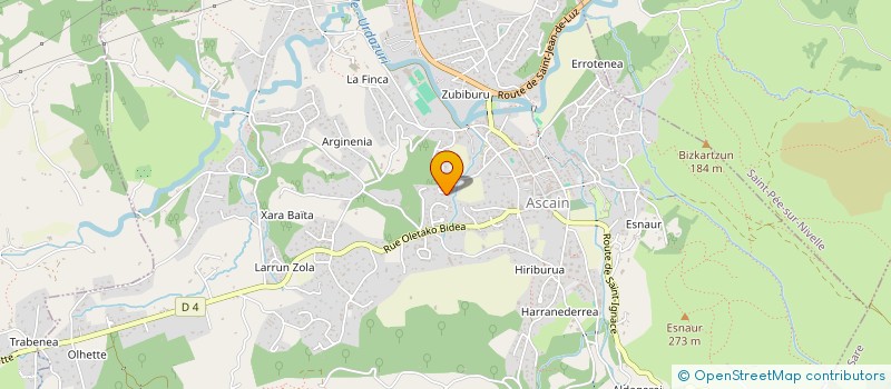 localisation de l'entreprise ARGAZKI LEKU  CIBOURE