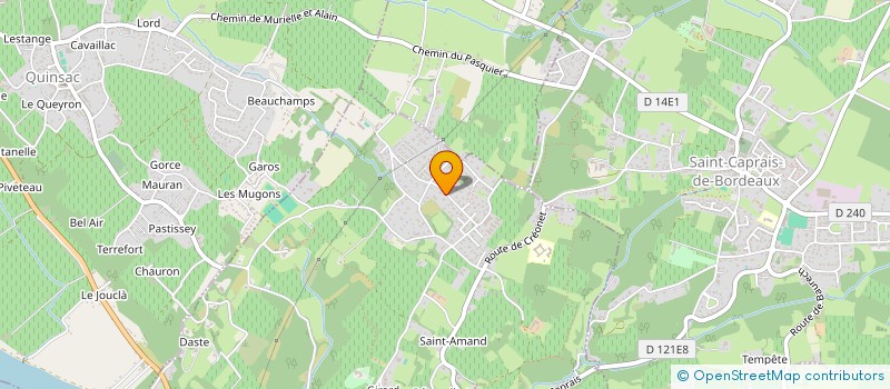 localisation de l'entreprise ARGC-33  CAMBES