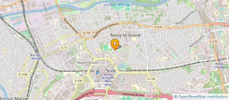localisation de l'entreprise ARGECLOJA à NOISY-LE-GRAND