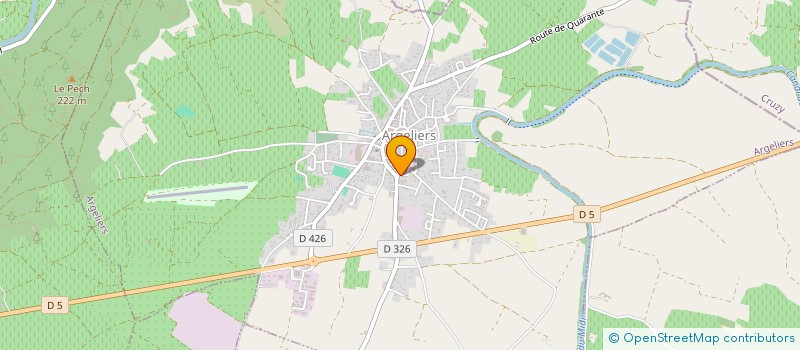 localisation de l'entreprise ARGELEC à ARGELIERS