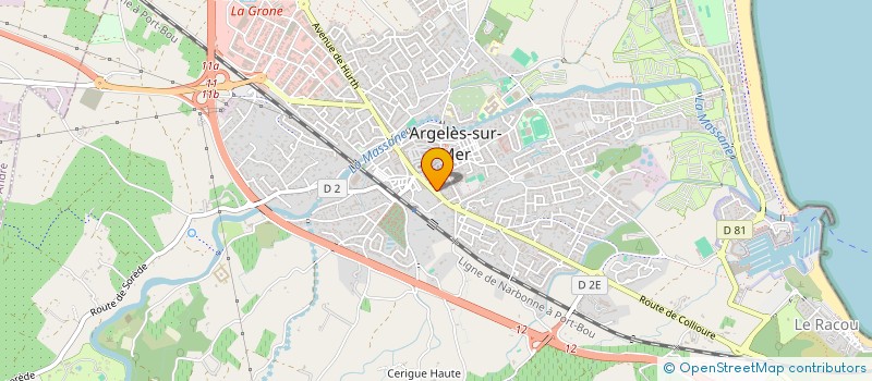 localisation de l'entreprise ARGELES CYBERCAFE à ARGELES-SUR-MER