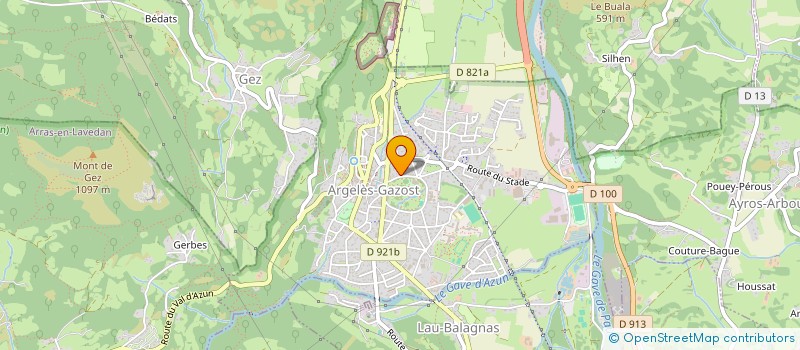 localisation de l'entreprise ARGELES-GAZOST LOISIRS SAS  ARGELES-GAZOST