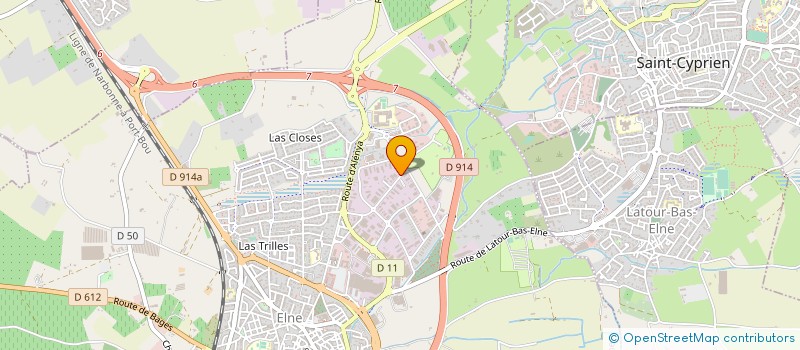 localisation de l'entreprise ARGELES RENOVATION TECHNOLOGIE à ELNE