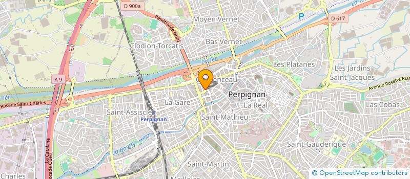 localisation de l'entreprise ARGELES RN 25  PERPIGNAN