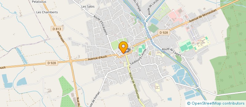 localisation de l'entreprise ARGELESANTI  MONTECH