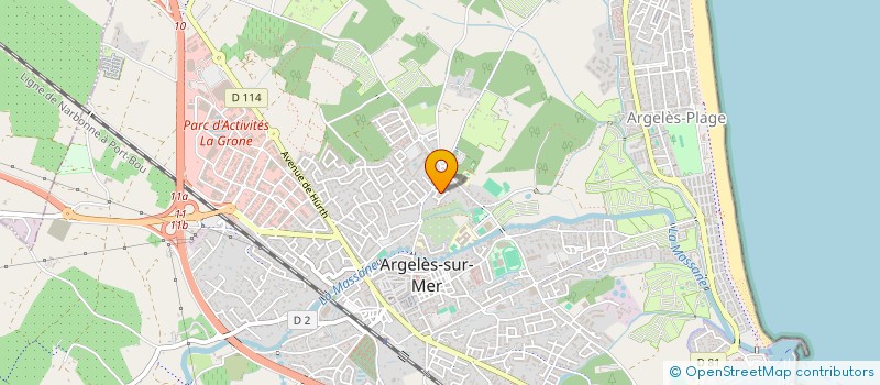 localisation de l'entreprise ARGELESREST à ARGELES-SUR-MER