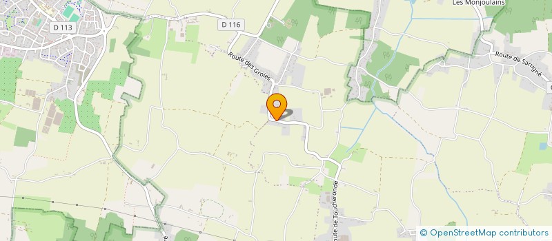 localisation de l'entreprise ARGEME DISTRIBUTION  LOIRE-AUTHION