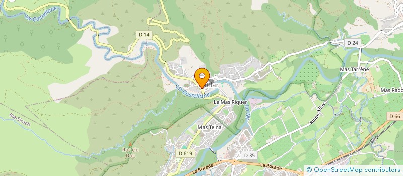 localisation de l'entreprise ARGENCE ET BOURNET  CATLLAR