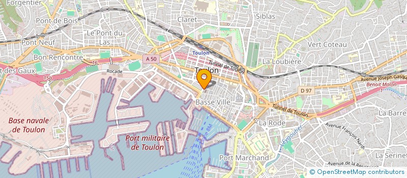 localisation de l'entreprise ARGENCE SONS à TOULON