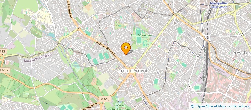 localisation de l'entreprise ARGENCY-OVALIE KINESITHERAPIE SELARL à MONTPELLIER