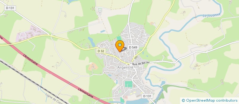 localisation de l'entreprise ARGENDIS à ARGENTRE