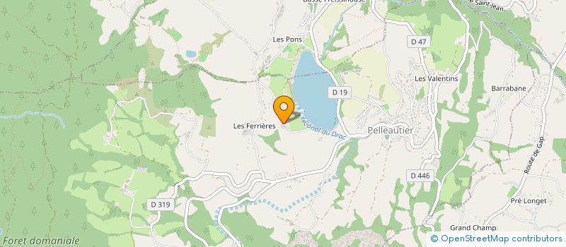 localisation de l'entreprise ARGENT BONHEUR ET LIBERTE  PELLEAUTIER