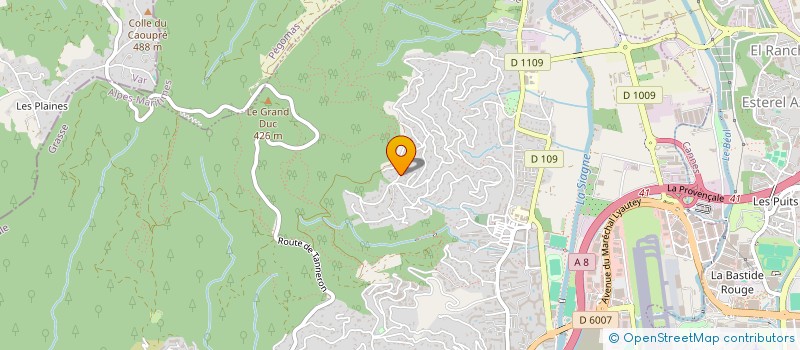 localisation de l'entreprise ARGENT EQUIPE  MANDELIEU-LA-NAPOULE