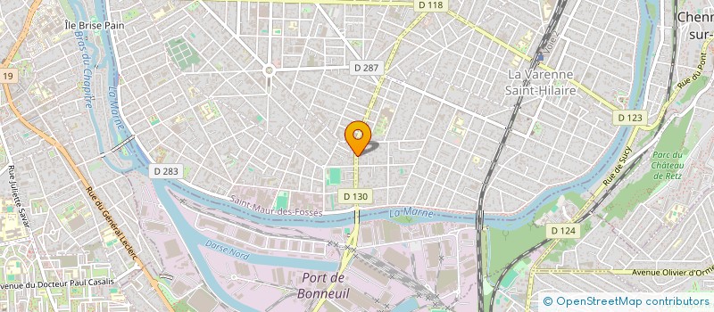 localisation de l'entreprise ARGENT'IMMO à SAINT-MAUR-DES-FOSSES